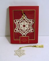 Lenox 2022 Snow Fantasies Snowflake Annual Ornament 4&quot; Plus 2&quot;  - $19.95