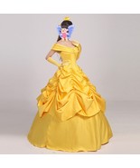 Princess Belle cosplay costume belle yellow ball gown costume Adult Hall... - $145.66 CAD