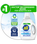 Free Clear Liquid Laundry Detergent, 88 Oz, 58 Loads - $465.34 MXN