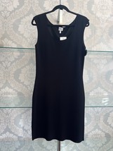 Armani Collezioni Black Sleeveless Sheath Dress Sz Us 10 $1095 - £276.89 GBP