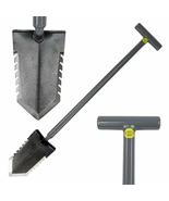 Lesche T- Handle 31" Heavy Duty Metal Detector Shovel Double Serrated Blade - $89.95