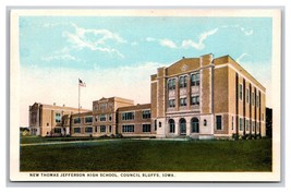 New Thomas Jefferson High School Council Bluffs Iowa IA UNP WB Postcard J20 - $3.91