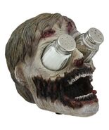 Ebros Zombie Salt and Pepper Shakers Holder Set with Glass Shakers 5.5&quot; H - $455.39 MXN