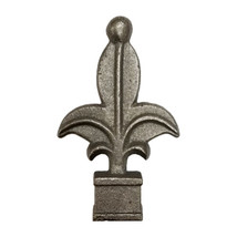 1/2" Finial Fleur-de-lis Square Gate Fence Topper Ornament Weld On Cast ... - $1.40