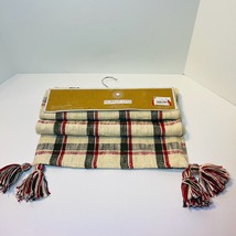 Christmas Table Runner La Dolce Vita Lifestyle Collection Holiday Plaid 16 X 80&quot; - £15.82 GBP