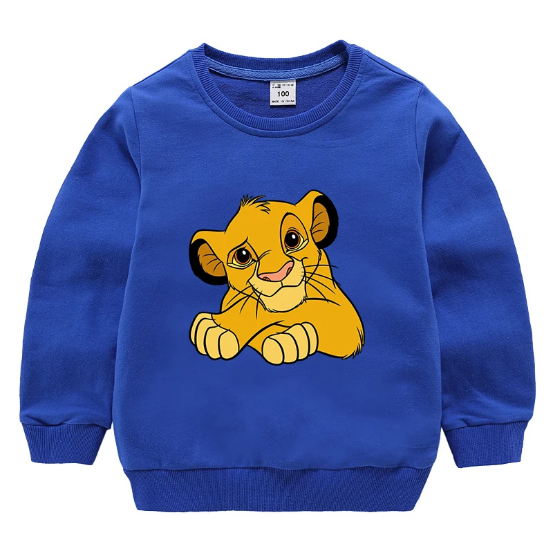 The Lion  Children Boys Sweatshirts  Baby Girls Clothes  Spring Autumn  Cute Lon - £78.66 GBP