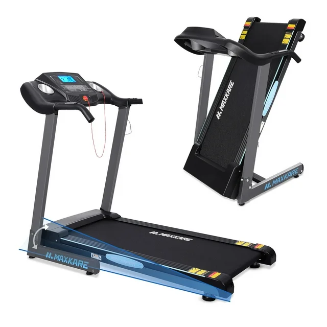 MaxKare Folding Treadmill Auto Incline 15 Preset 12% Incline 2.5 Horse 8.5 mph - £497.07 GBP
