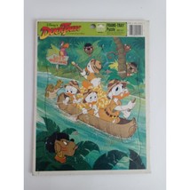 Vintage Walt Disney&#39;s DuckTales Puzzle Golden Frame-Tray Puzzle 4512G-7 - £6.95 GBP
