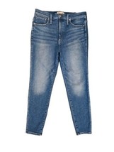 Madewell 10&quot; High-Rise Skinny Crop Jeans in Sheffield Wash Sz 31 - £34.09 GBP