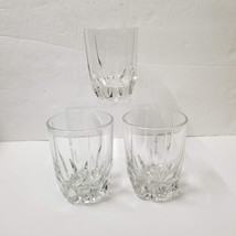 3 Clear Glass 10 oz Rocks Old Fashioned Drinking Glasses - £8.67 GBP