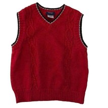 Great Guy Sweater Vest Infant Boys 24 Mo Used Red - £7.89 GBP