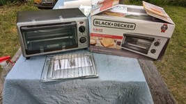 Black +Decker Black 4Slice Electric Toaster Oven T01322SBD Minor Blemish... - £42.03 GBP