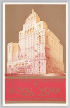 Royal York Hotel Toronto Largest Hotel In British Commonwealth Vintage Postcard - $14.45