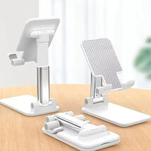 Adjustable Desk Phone &amp; Tablet Stand – Universal Foldable Mobile Holder - $9.86 CAD