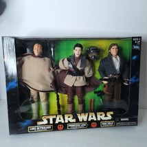 Star Wars 3 pack 12&quot; ACTION Collection Luke Leia Han Solo Figures New Kenner - £83.79 GBP