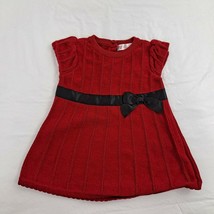 Cherokee Red Sweater Dress Infant 6 To 9 Month - £9.46 GBP