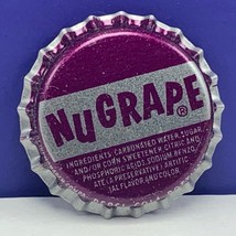Soda pop bottle cap vintage advertising drink Carthage Missouri Nu Grape... - $7.87