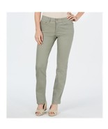 Charter Club Womens 18 Palm Olive Green Lexington Straight Leg Jeans NWT... - $29.39