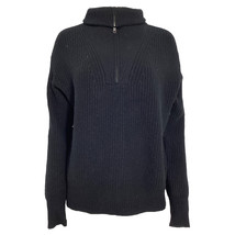 Nili Lotan Hester Half-Zipped Sweater In Cashmere Women Black Size 38 - £156.20 GBP