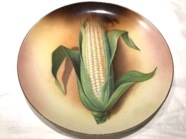 Unusual Corn Decorated Plate 9“ Artist Signed R.K. Beck - £35.46 GBP