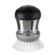 Steel Soap Dispensing Palm Brush - £19.22 GBP