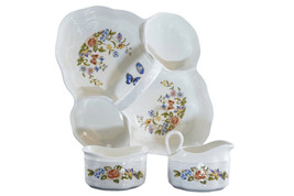 Aynsley Cottage Garden Strawberry Basket Creamer and Sugar - $123.75