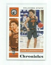 Cade Cunningham (Osu) 2021 Panini Chronicles Draft Picks Rookie Card #1 - £9.72 GBP