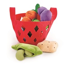 Hape Toddler Vegetable Basket |Soft Vegetable Shopping Basket, Toy Grocery Food  - £23.44 GBP