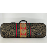Violin box Embroidery style resist compression Shoulder back coded lock ... - €301,53 EUR