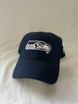 Seattle Seahawks NFL New Era  Blue Clean Up Legacy Adjustable Hat Cap -e871 - $109.46 MXN