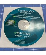 Emachine Restore CD Etower 400id Bootable CD ROM - $143.99 MXN