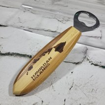 Vintage Hawaiian Islands Bottle Opener Wood Handle Island Map Travel Sou... - $14.84