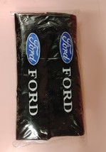 Ford Blue White Embroidered Logo Car Seat Belt Cover Seatbelt Shoulder Pad 2 pcs - $12.99