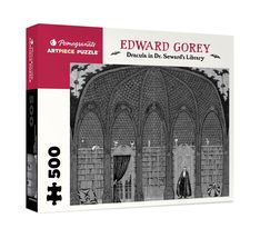 Edward Gorey - Dracula in Dr. Seward&#39;s Library: 500 Piece Puzzle (Pomegr... - $14.44