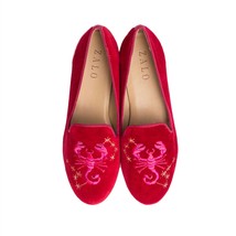 House Of Zalo scorpio slipper in Cherry - size 11 - £68.85 GBP