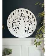 Large White Carved Tree Decor - $114.95 CAD