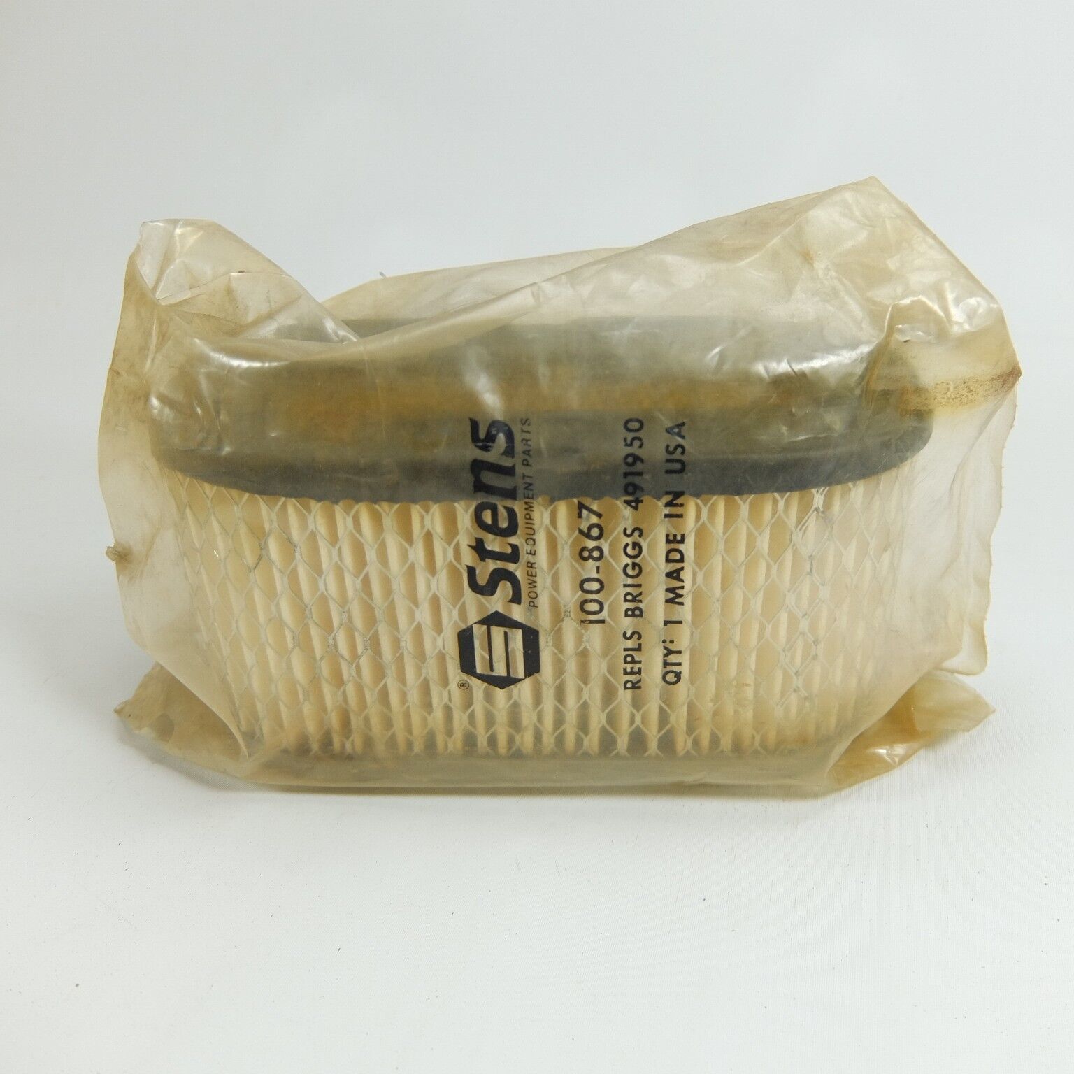 New Stens 100-867 Air Filter replaces Briggs &amp; Stratton 491950 - $1.00