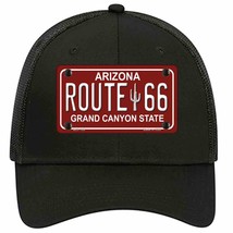 Route 66 Arizona Red Novelty Black Mesh License Plate Hat - £22.97 GBP