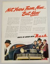 1946 Print Ad Nash 600 Cars Tomorrow&#39;s Automobile Admired by People - $13.48