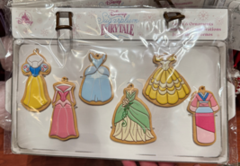 Disney Sugarplum Fairy Tale Princess Dress Ornament Set of 6 NEW