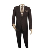 Men Suit BERLUSCONI Turkey 100% Italian Wool Super 180's #Ber30 Brown/Bu... - €259,73 EUR Men Suit BERLUSCONI Turkey 100% Italian Wool Super 180's #Ber30 Brown/Bu... - €259,73 EUR