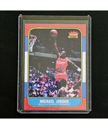 MICHAEL JORDAN 1986-87 FLEER ROOKIE BASKETBALL CARD #57 - $10.00