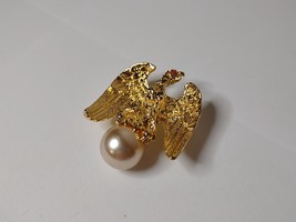 Very Awesome Vintage Ann Hand Eagle Brooch - £119.47 GBP