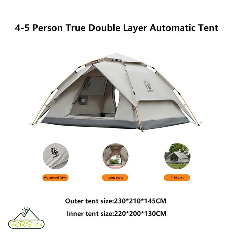 New Outdoor Camping Sunproof Tent Double Layer Silver Coated Picnic Tent - £150.01 GBP