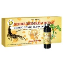 Ginseng with ginkgo biloba x10 vial For Immune System - £9.88 GBP