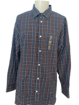 Banana Republic Mens Button Front Dress Shirt Multicolored Check Size XX... - $18.99