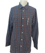Banana Republic Mens Button Front Dress Shirt Multicolored Check Size XX... - $18.99