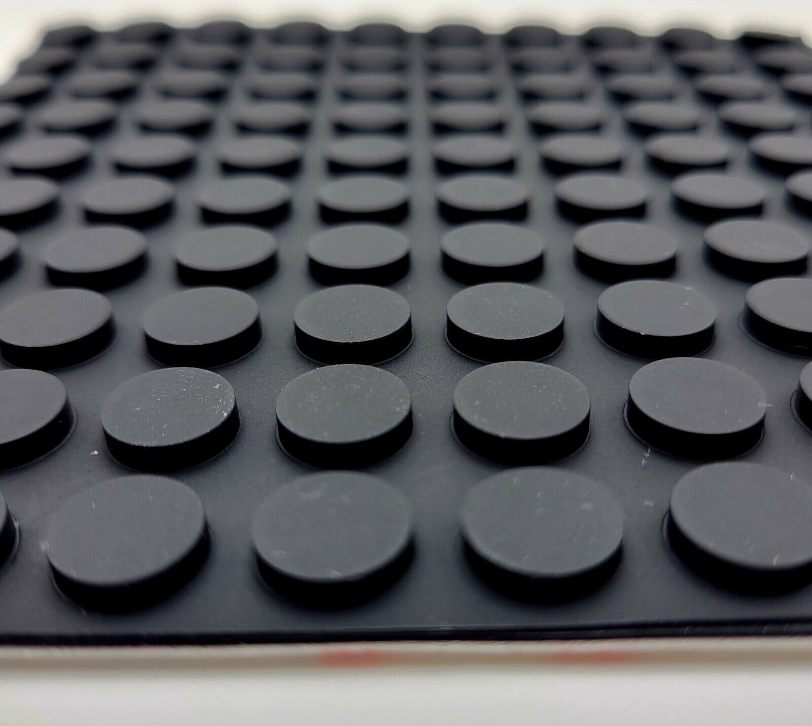 1/8&quot; Tall  x 7/16&quot; Wide Stick on Rubber Feet Guitar Pedal Bumpers Sheet ... - $12.49