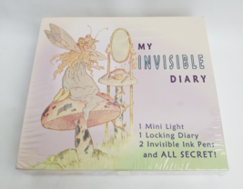 My Invisible Locking Diary Fairy &quot;Where Secrets Stay Secret&quot; Ink Pens Light - £15.78 GBP