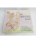 My Invisible Locking Diary Fairy &quot;Where Secrets Stay Secret&quot; Ink Pens Light - £15.51 GBP